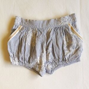 joe fresh boho floral striped viscose bubble shorts 3T toddler girls